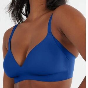 Knix Women's Wingwoman Contour Bra in Cobalt Blue | 0+ (28-30 F/G)